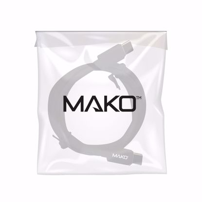 Picture of Mako Mako USB-C To USB-C Cable 100W USB 2.0  1M in Black Bulk